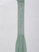 Sea Green Embroidered Co-Ords Set - Elganza