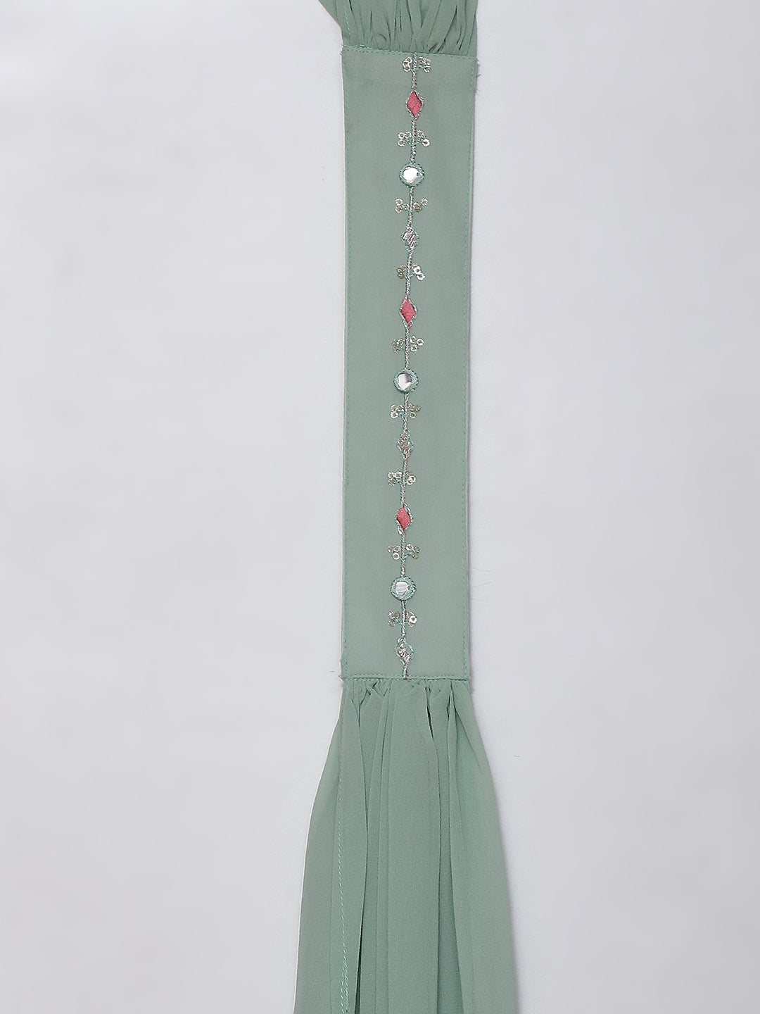 Sea Green Embroidered Co-Ords Set - Elganza