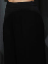 Black Sequin Kurta With Palazzo - Elganza