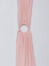 Peach Embroidered Nyra-Cut Kurta Palazzo With Dupatta - Elganza