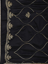Black Jacquard Lehenga Choli With Dupatta