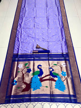 ✨ Super Hit Pure Silk Saree – Pure Soft Gold Zari Kanchivram Paithani Silk with Contrast Kadiyal Border & Heavy Mina Zari Pallu