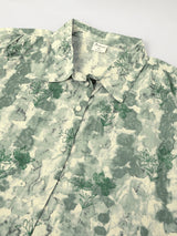 Plus Size Aqua Pure Cotton Tie & Dye A-line Tunic