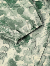 Plus Size Aqua Pure Cotton Tie & Dye A-line Tunic