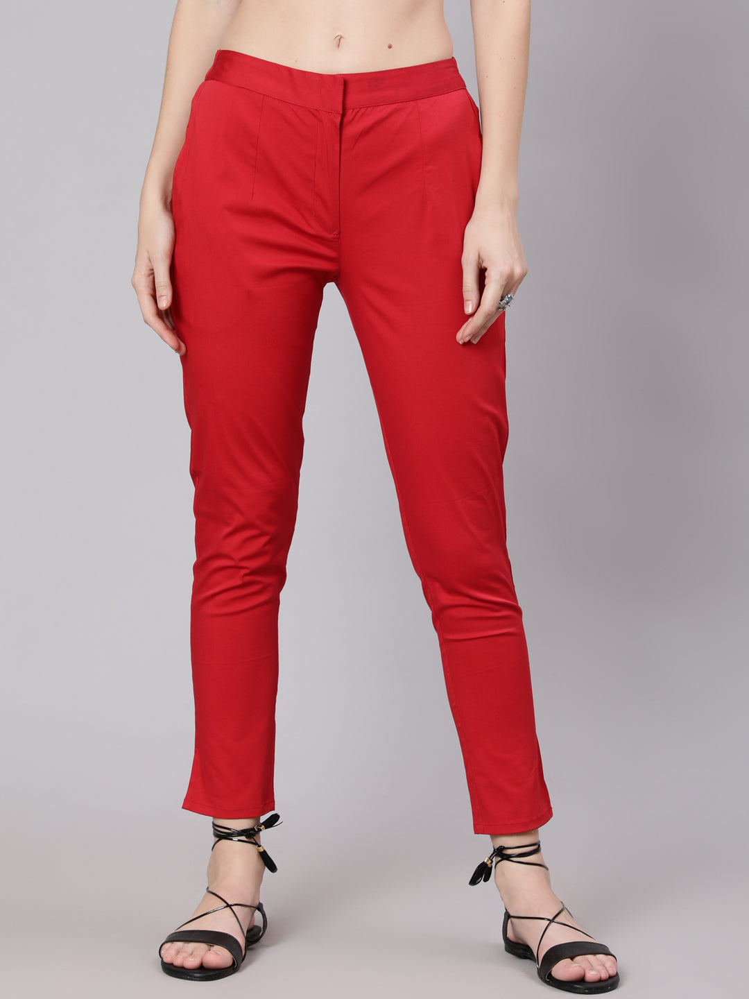 Maroon Slim Fit Pant