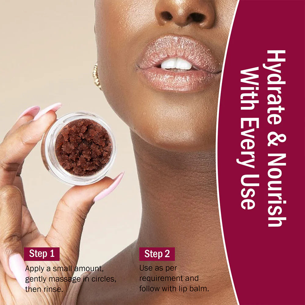 Lip Scrub for Dark Lips – Exfoliating Lip Lightener for Women (25g) image 3