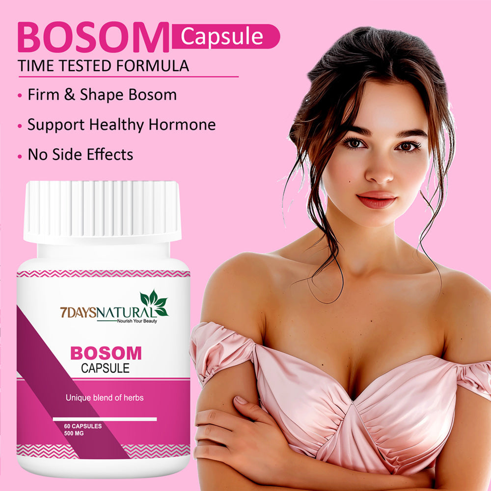 Bosom Cream and Capsules Combo Offer | 7Days Natural image 8