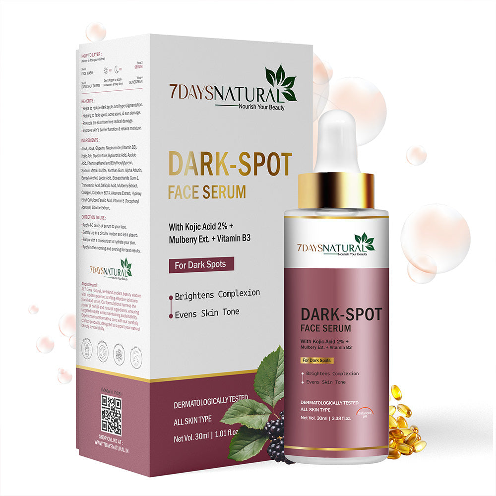7 DAYS NATURAL Dark-Spot Face Serum For Women & Men For Dark Spot - 30ML image 0