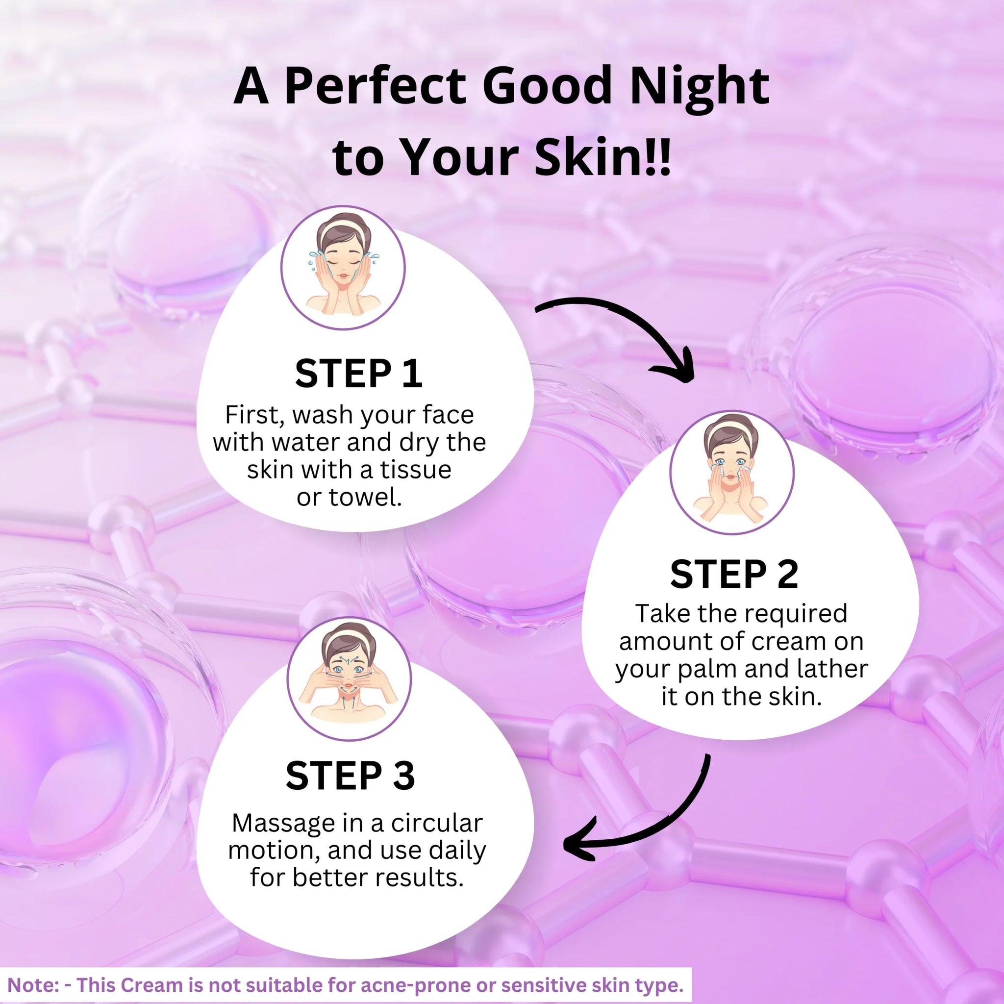 A+ Whitening Night Cream – 50gm image 4
