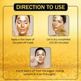 7DAYS NATURAL Golden Gold Peel Off Mask For Skin Men & Women - 50GM image 10