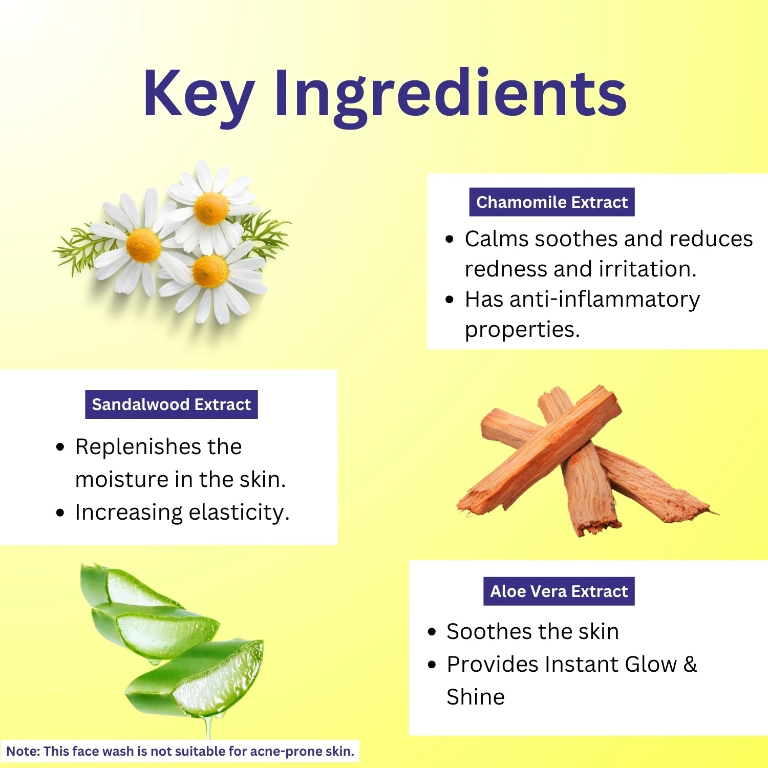 A+ Purifying with Chamomile Extract Facewash image 2