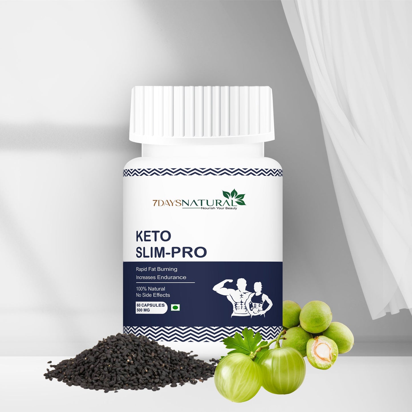 Buy Keto Slim Pro Weight Loss-60 Capsules | 7Days Natural image 1