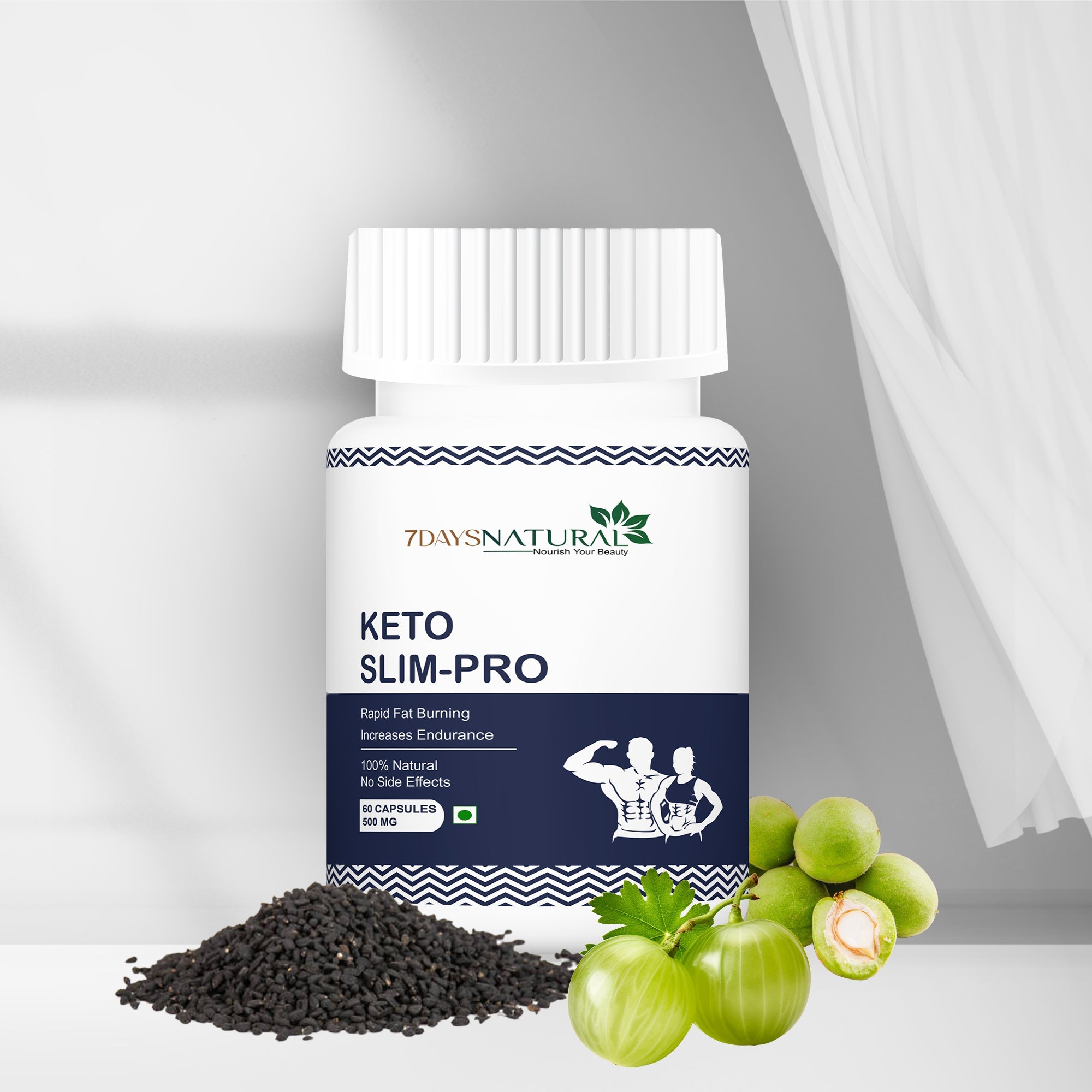 Buy Keto Slim Pro Weight Loss-60 Capsules | 7Days Natural image 1
