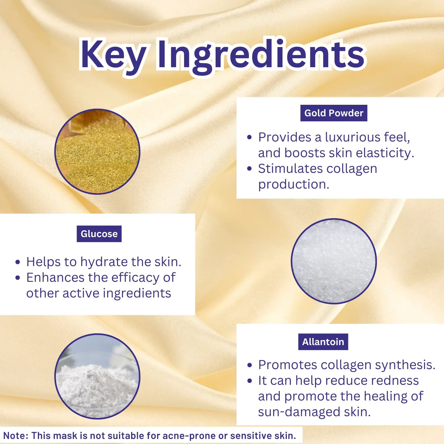 A+ 2080 Gold Soothing Gel Mask (Powder + Gel) image 2
