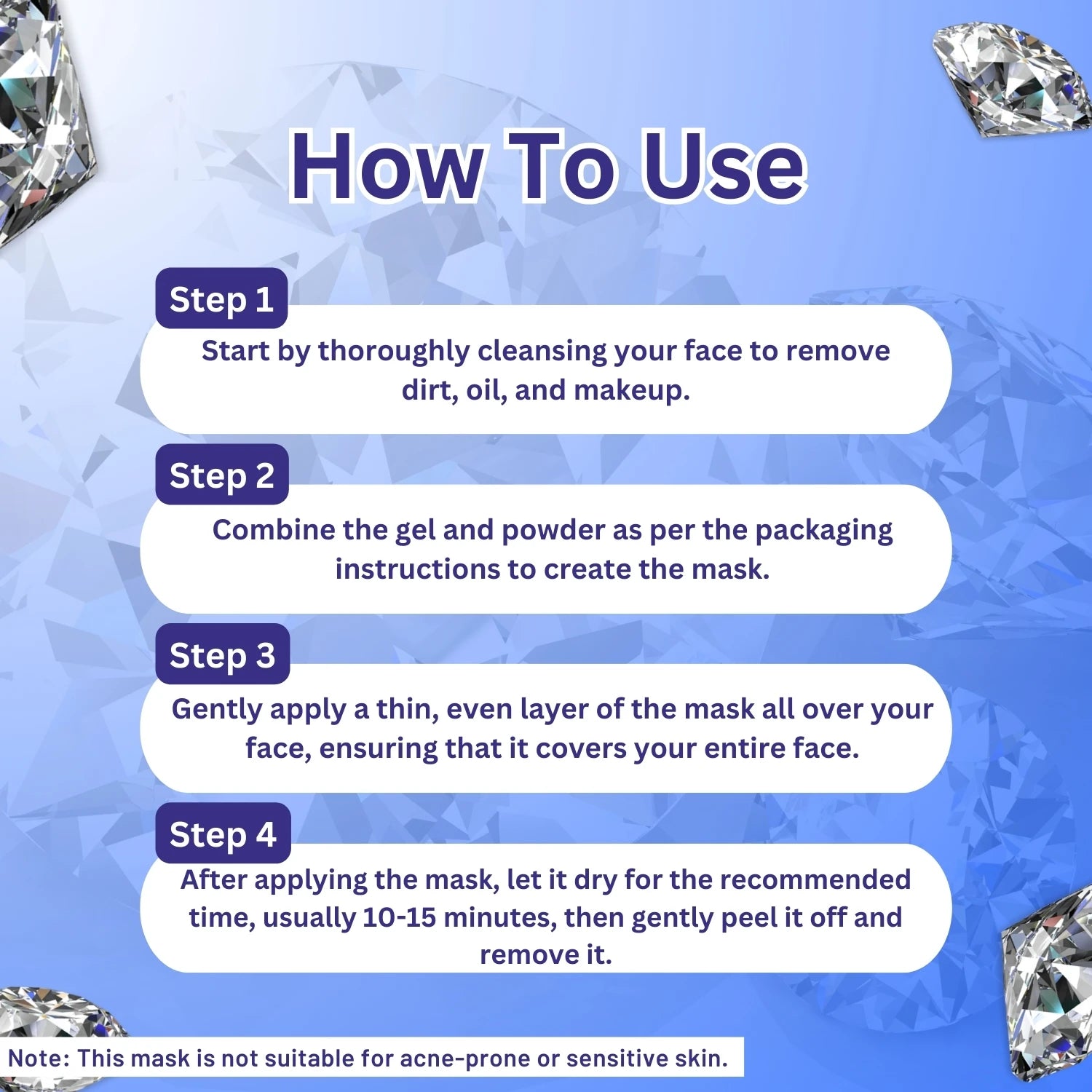 A+ 2090 Diamond Soothing Gel Mask image 4