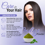7Days Natural Indigo Powder for Natural Hair Coloring | Protects hair-200gm image 7