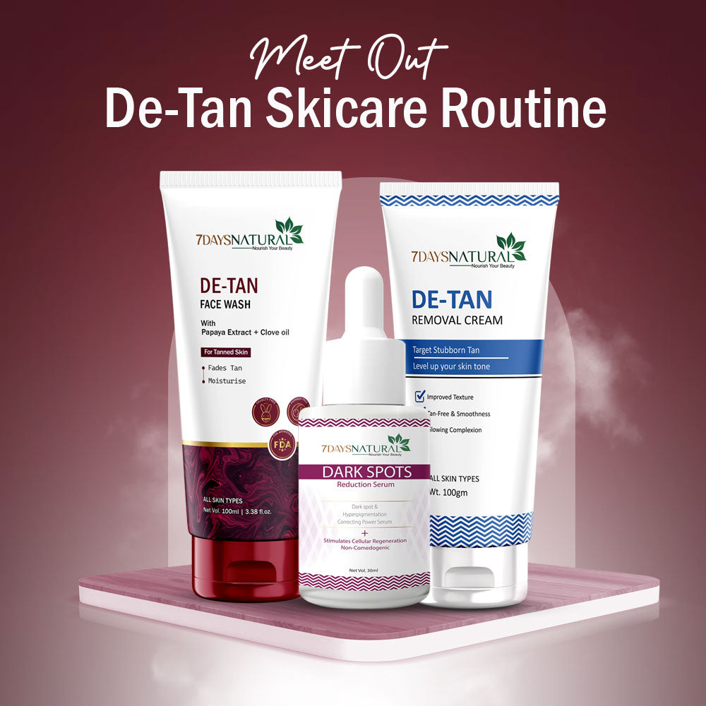 7DAYS NATURAL De-Tan Face Wash For Women & Men Tanned Skin - 100ML image 7