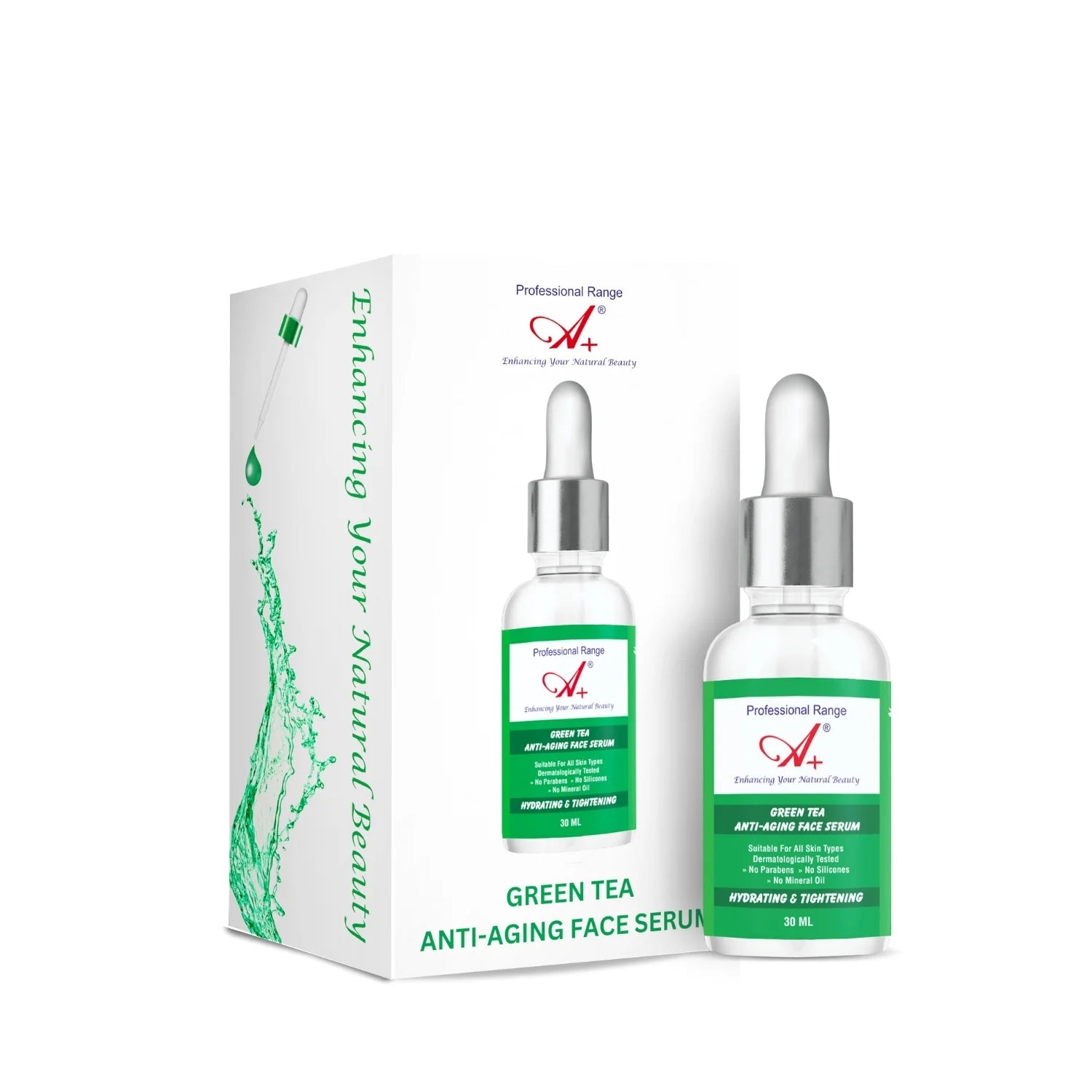 Green Tea Anti-Ageing Face Serum for Women – 30 ml image 0