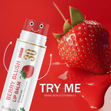 7 DAYS NATURAL Berry Blush With 15 SPF Lip Balm For Lips - 10GM image 8