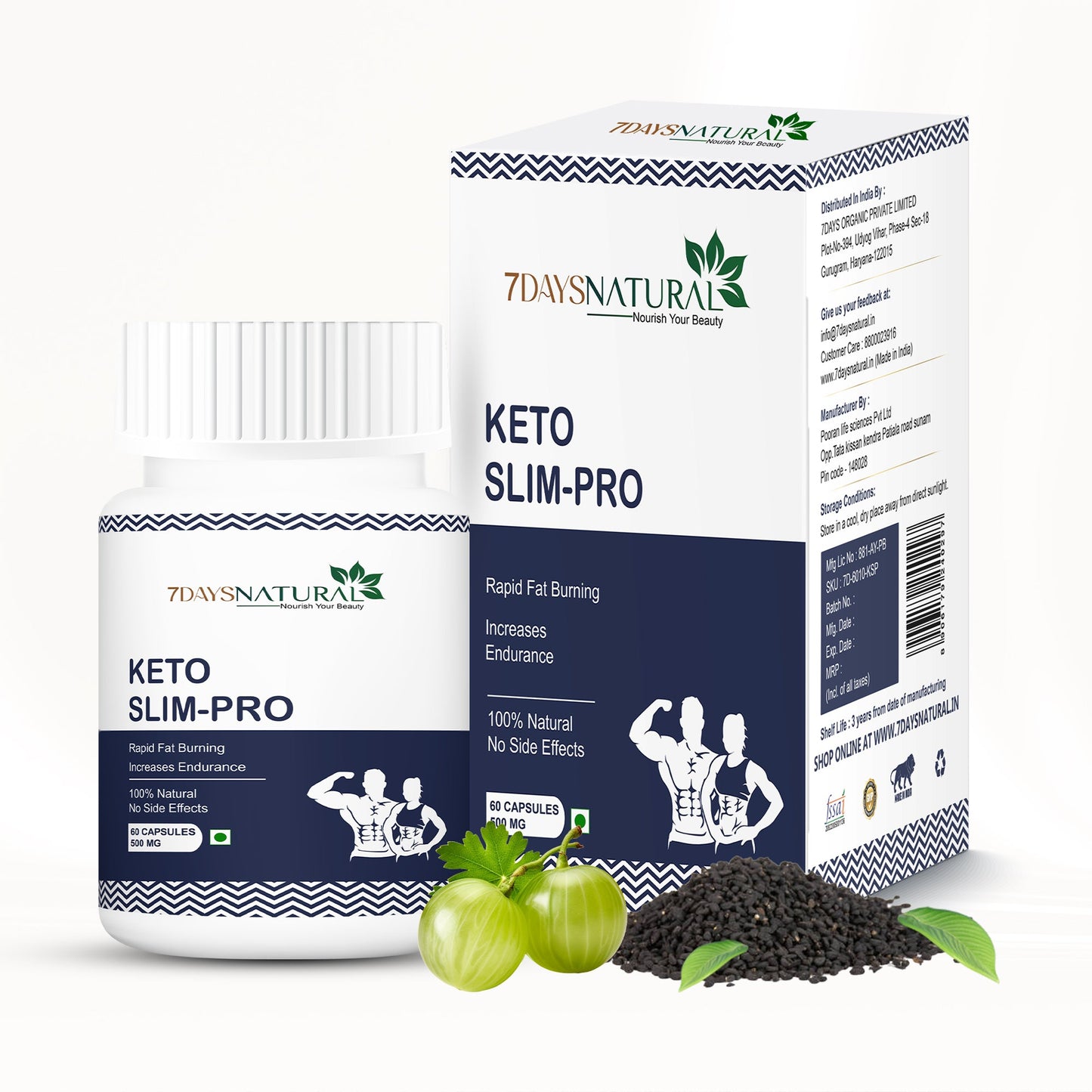 Buy Keto Slim Pro Weight Loss-60 Capsules | 7Days Natural image 0