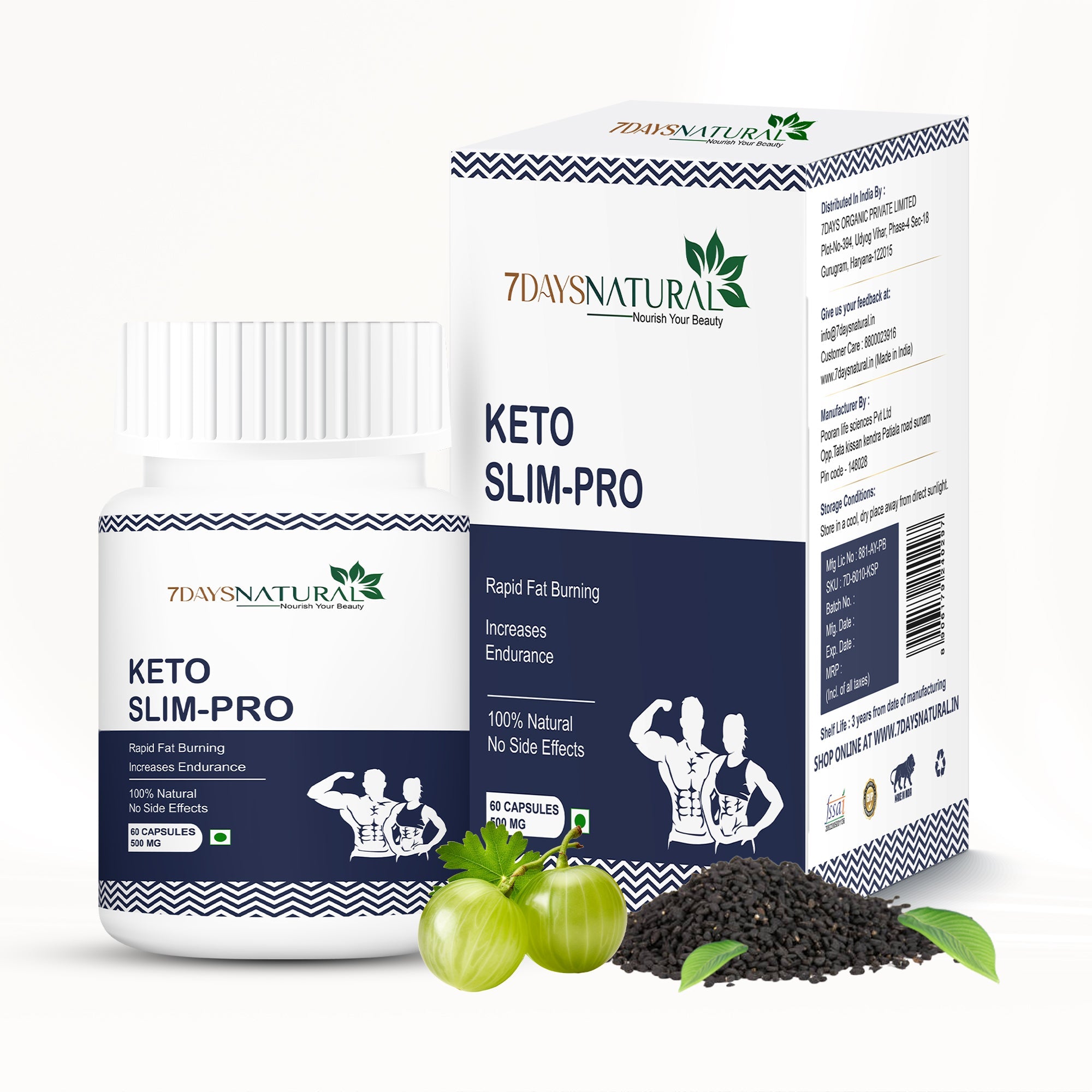 Buy Keto Slim Pro Weight Loss-60 Capsules | 7Days Natural image 0