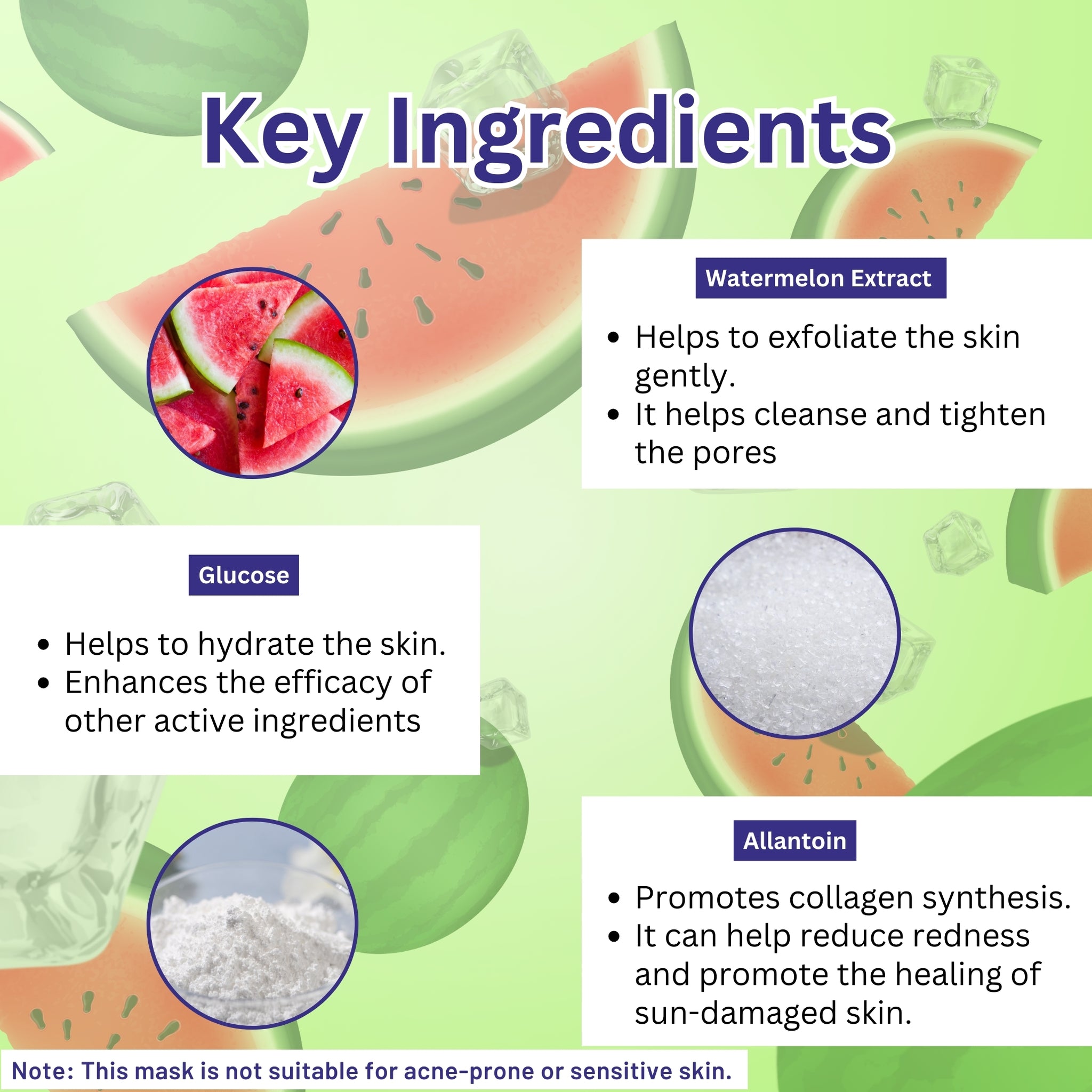 A+ 2020 Watermelon Soothing Gel Mask image 2