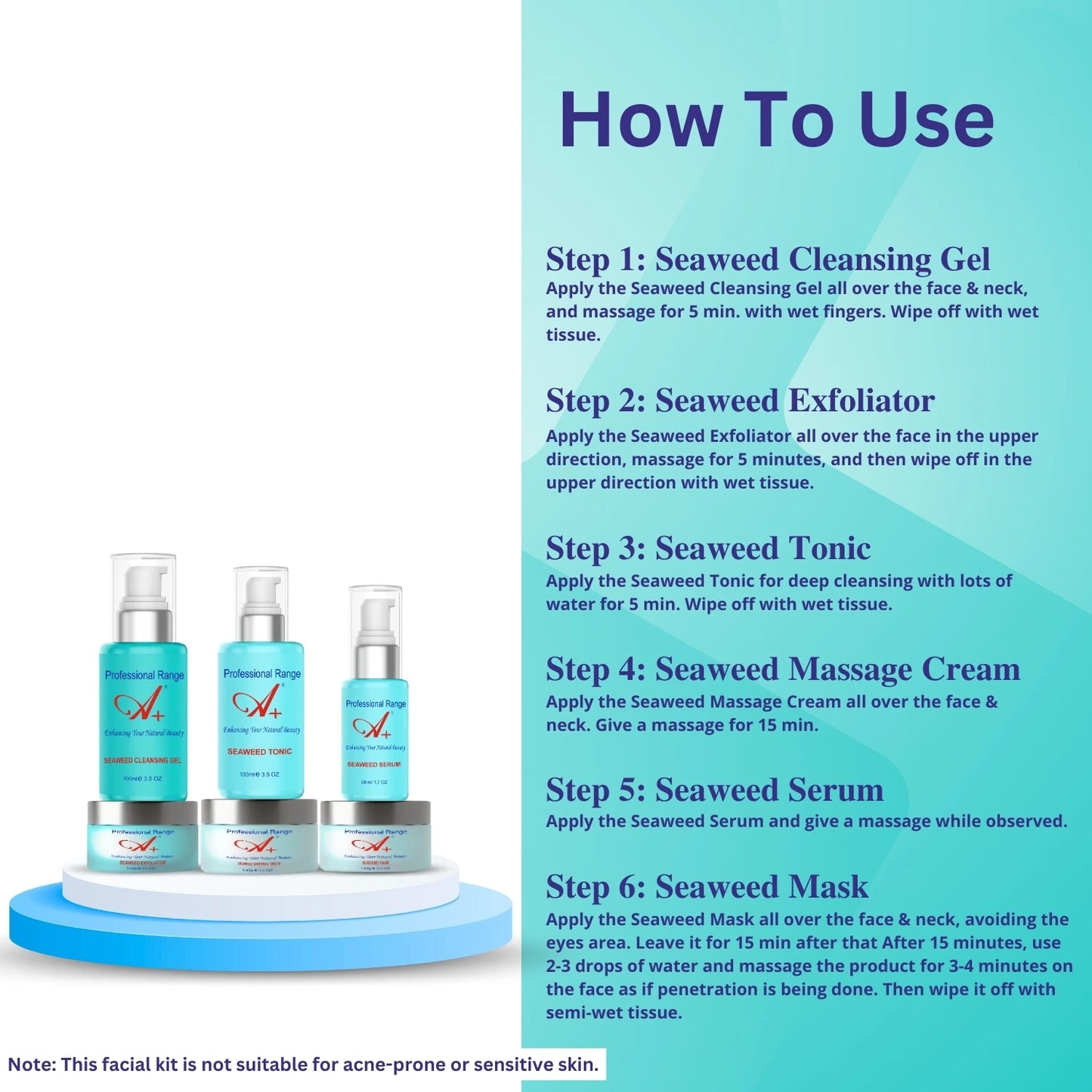 Advance Seaweed Facial Kit image 4