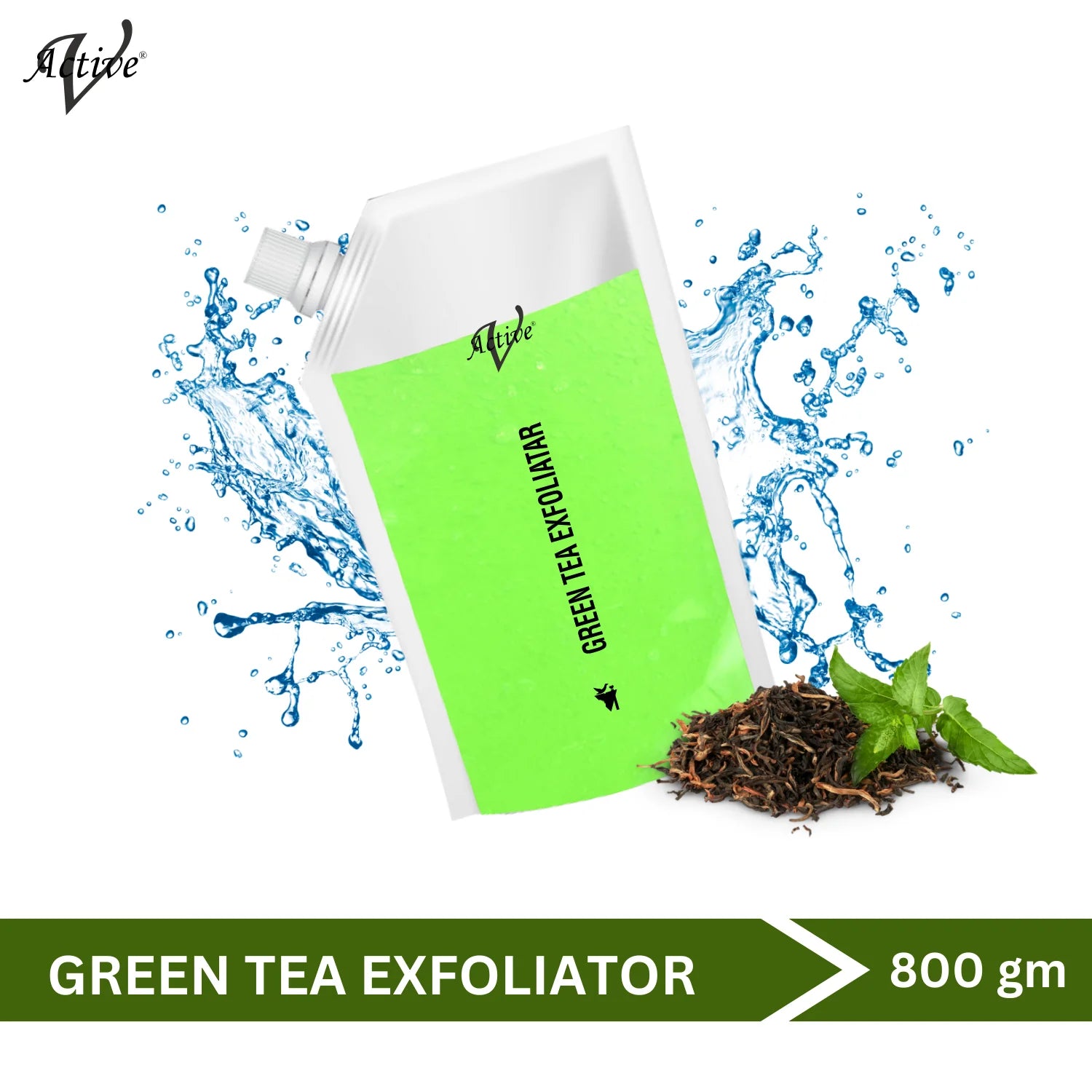 Green Tea Exfoliator (800 gm) image 1