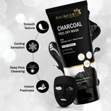 7Days Natural Charcoal Black Peel Off Mask for Men & Women | Removes Blackheads and Whiteheads | Active Cooling Effect | Deep Skin Purifying Cleansing(100 ml) image 3