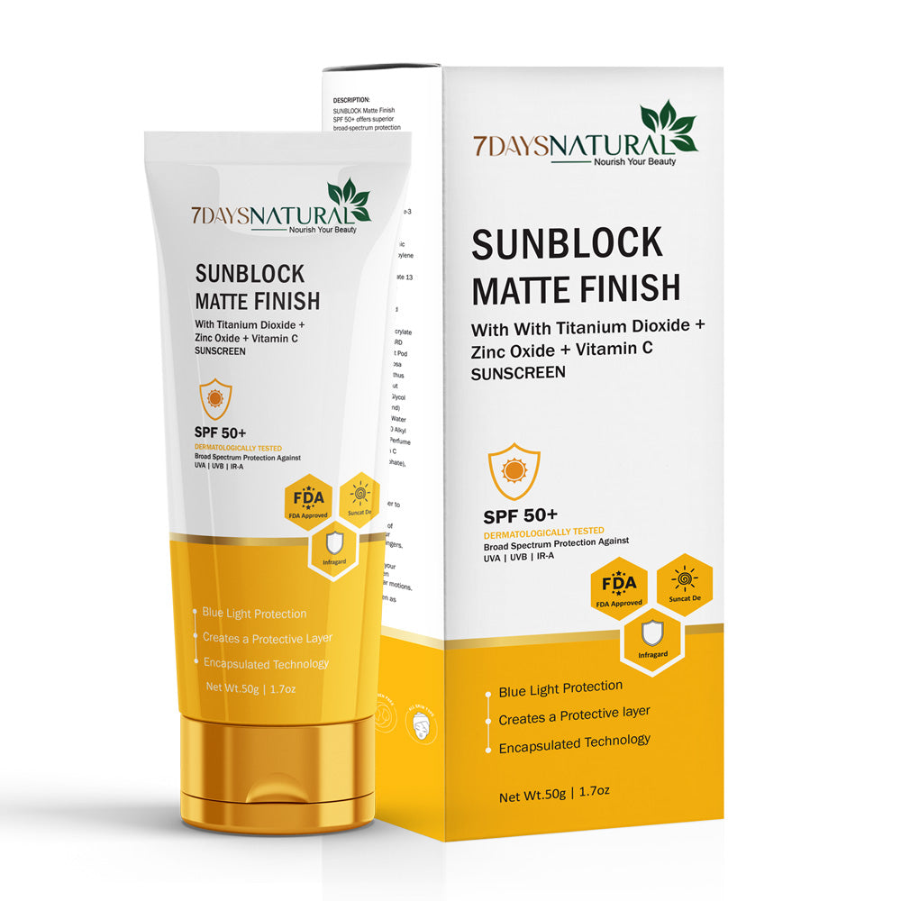Sunblock Matte Finish SPF 50+ Sunscreen - 50 GM image 1