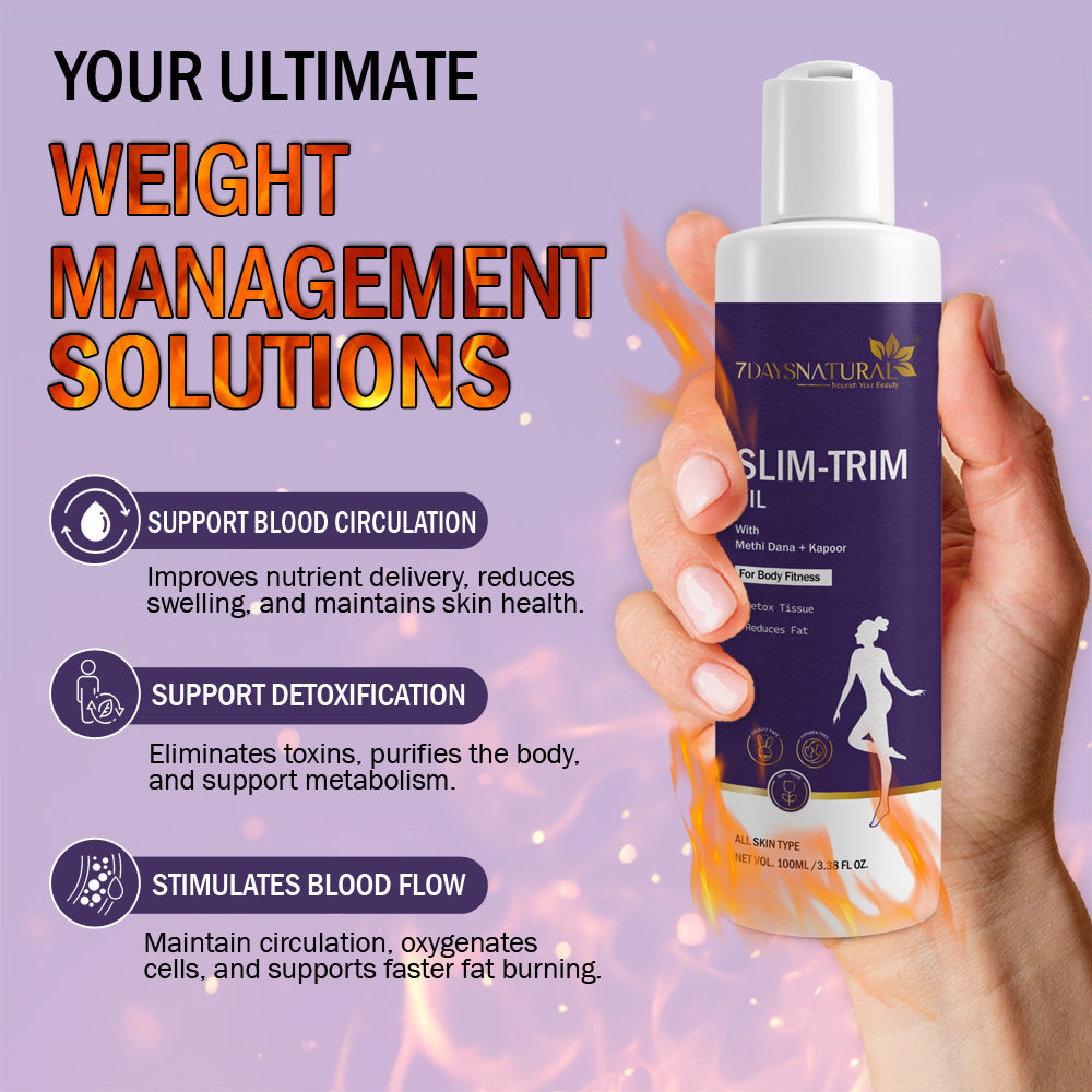 7Days Natural Advance  slimming oil  for reduction of body fat | 7Days Natural- 100ml image 4
