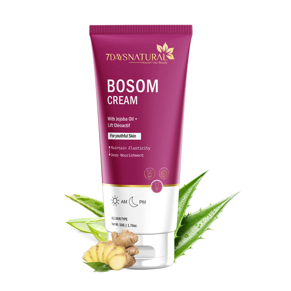 7Days Natural Bosom Cream for breast increase Ayurvedic formula- 50 ml image 1