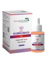 Kumkumadi Essential Oil 30 ml for glowing skin natural way & Diminishes scars, dark circles and dark spots| 7Days Natural image 0