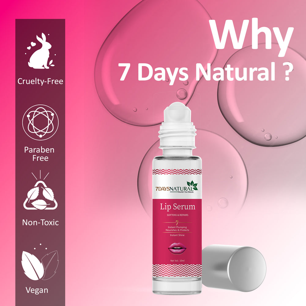 7Days Natural Lip Serum for men Soft & Supple Lips pack of -1 image 1