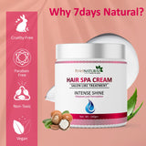 7 Days Natural hair spa cream for straightened hair dry and frizzy hair-100m image 6