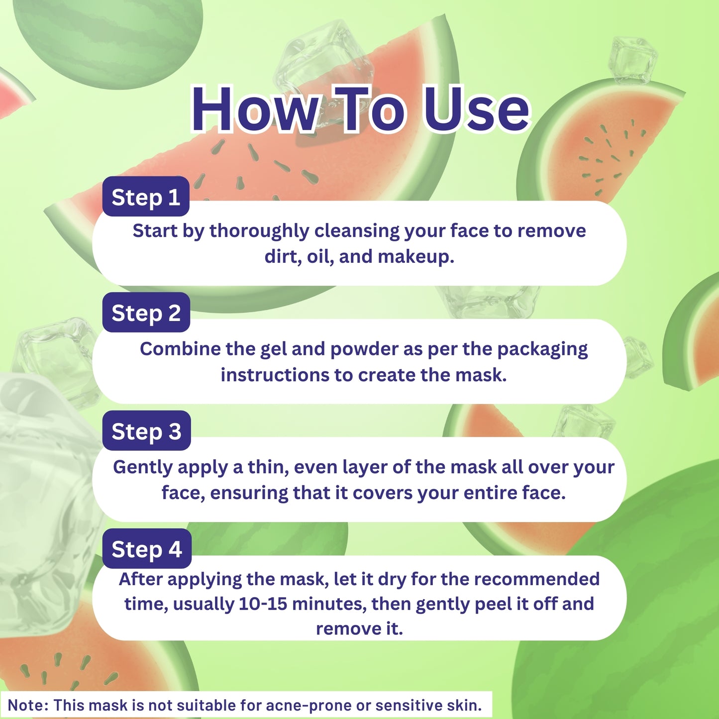 A+ 2020 Watermelon Soothing Gel Mask image 4