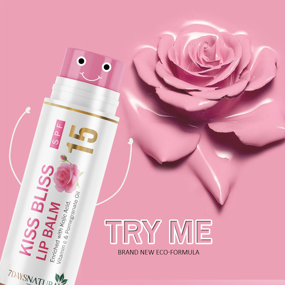 7DAYS NATURAL Kiss Bliss With 15 SPF Lip Balm For Lips - 10GM image 9