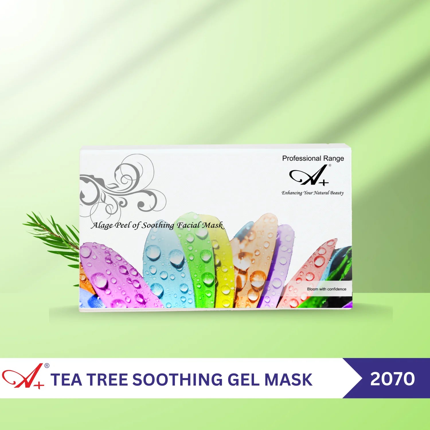A+ 2070 Tea Tree Soothing Gel Mask (12 Powder + 12 Gel) image 1