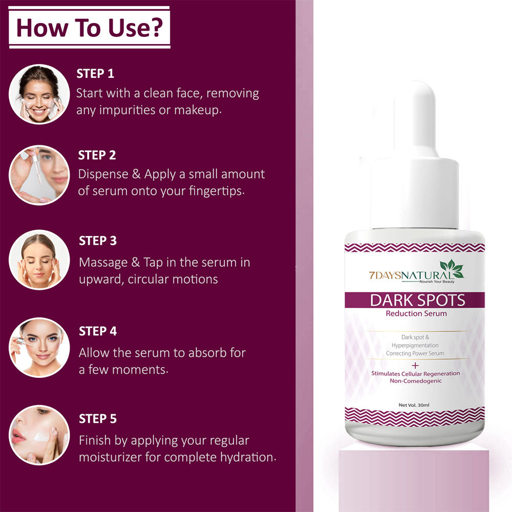 Dark Spots Removal Serum for Pigmentation & Dark Spots Removal | Anti-pigmentation Face Serum For Men & Women | 30 ml image 6