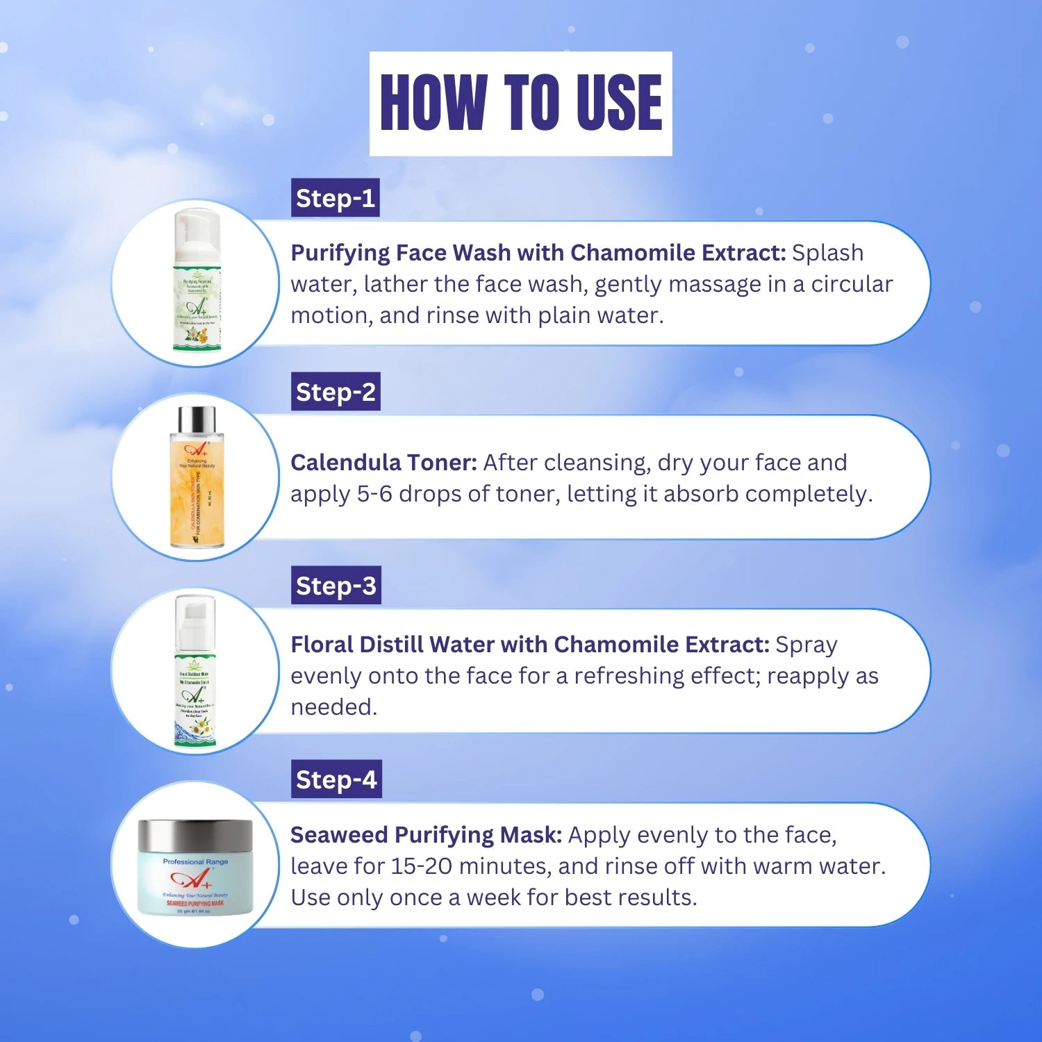 A+ Sensitive & Oily Skin Combo Pack image 3