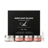A+ Instant Glow Facial Kit For Oily Skin (400gm+10 ml) image 0
