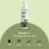 7Days Natural shikakai hair fall dandruff control & new hair growth Hair Oil (100 ml) image 1
