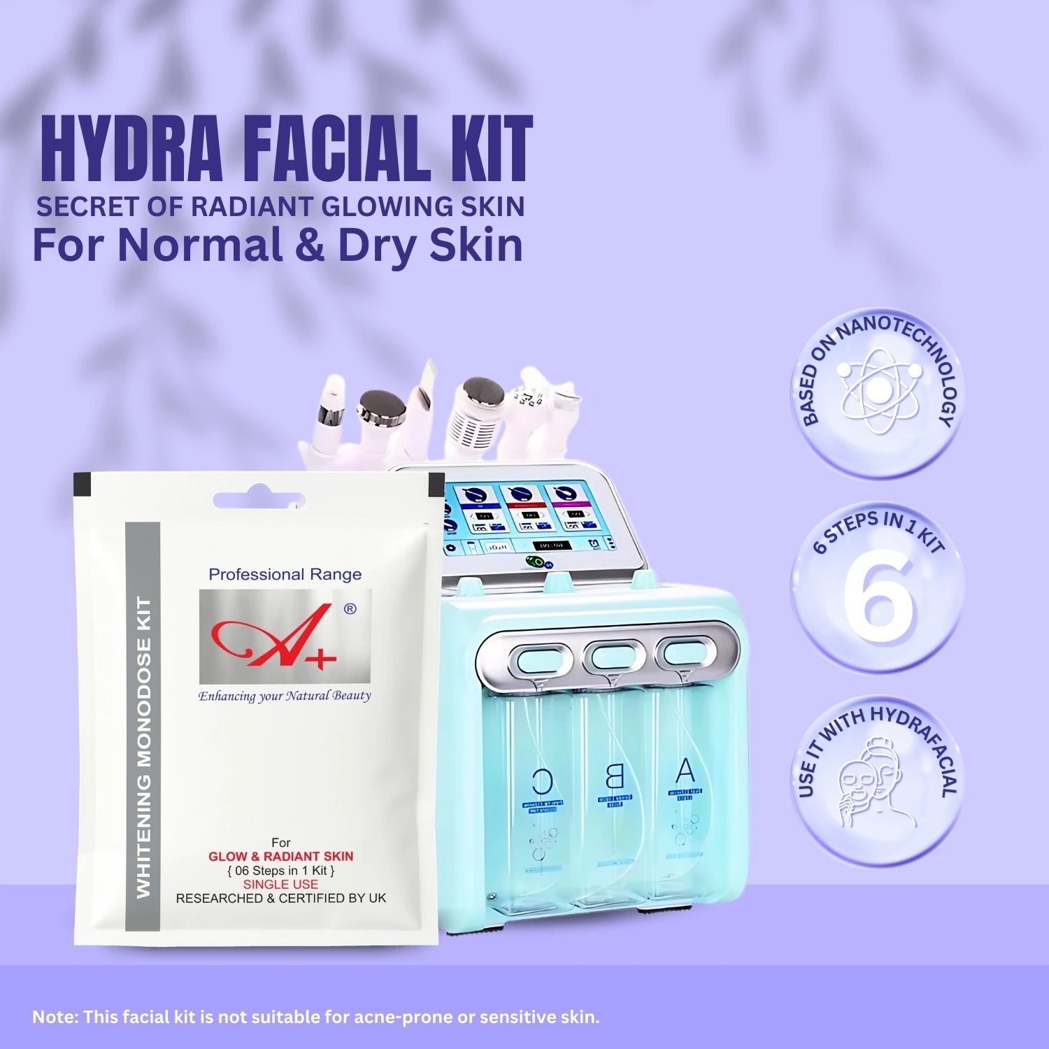 A+ Hydra Facial Kit / Whitening Monodose Facial Kit – (One Time Use) image 1
