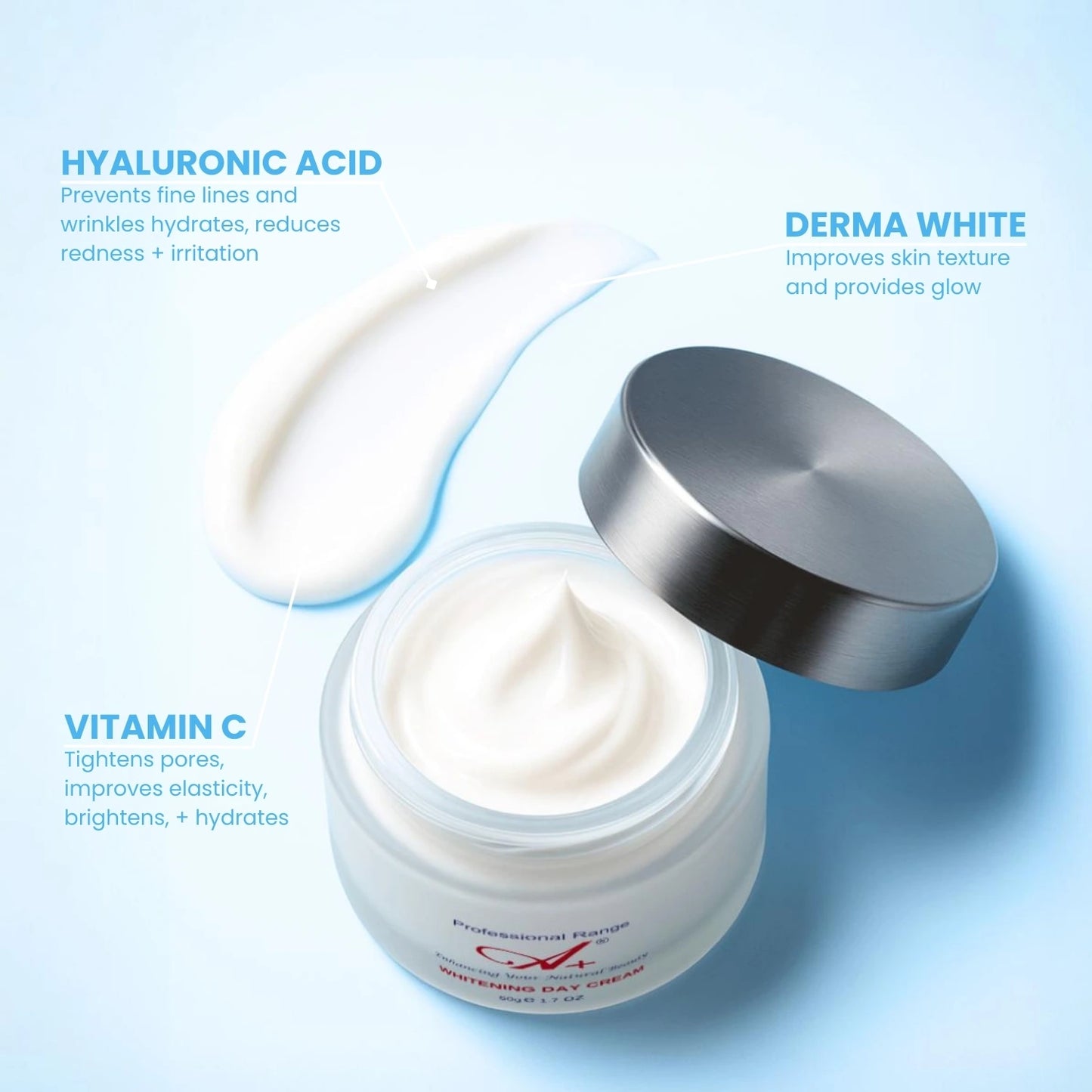 A+ Whitening Day Cream with SPF 50 image 2