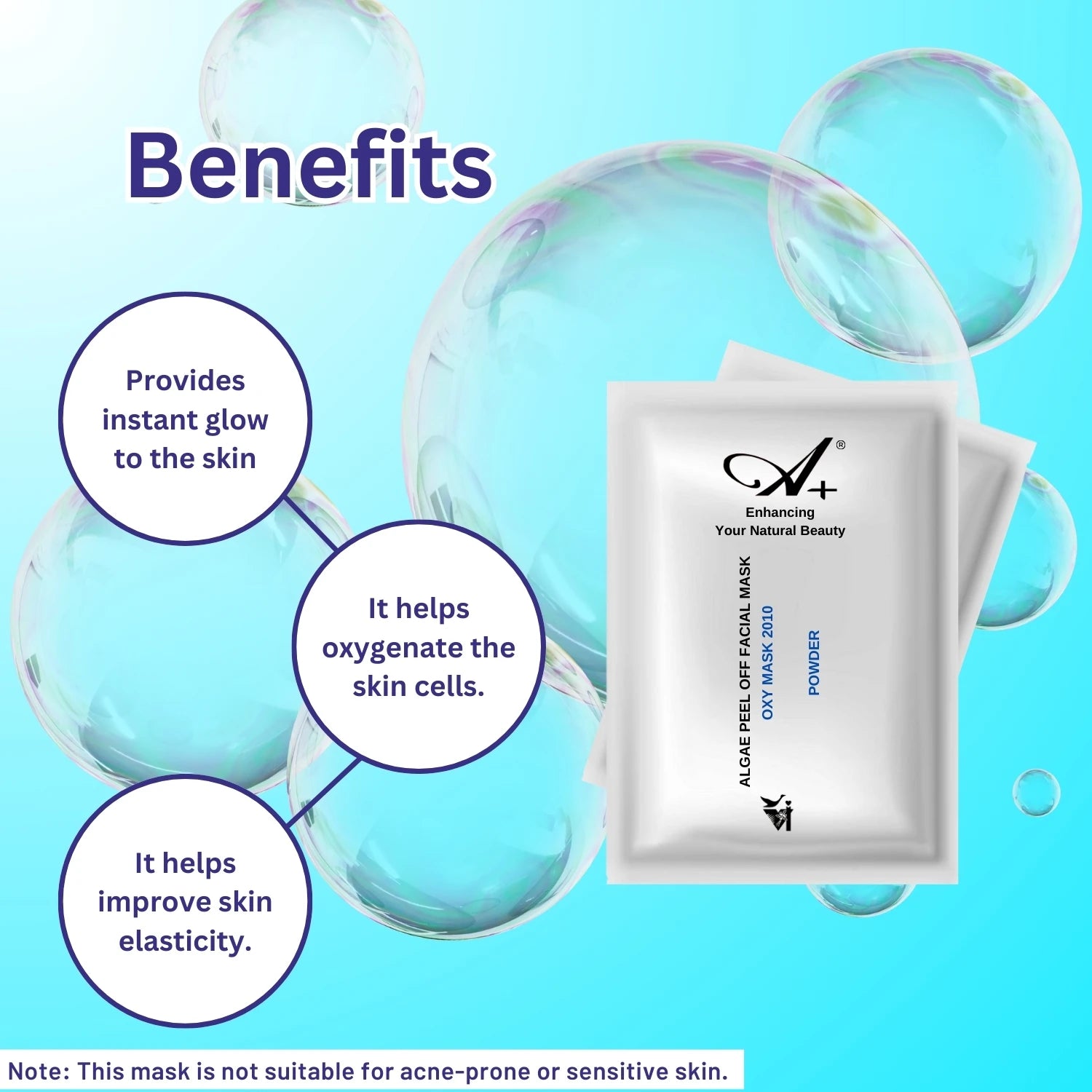 A+ 2010 Oxy Soothing Gel Mask image 3