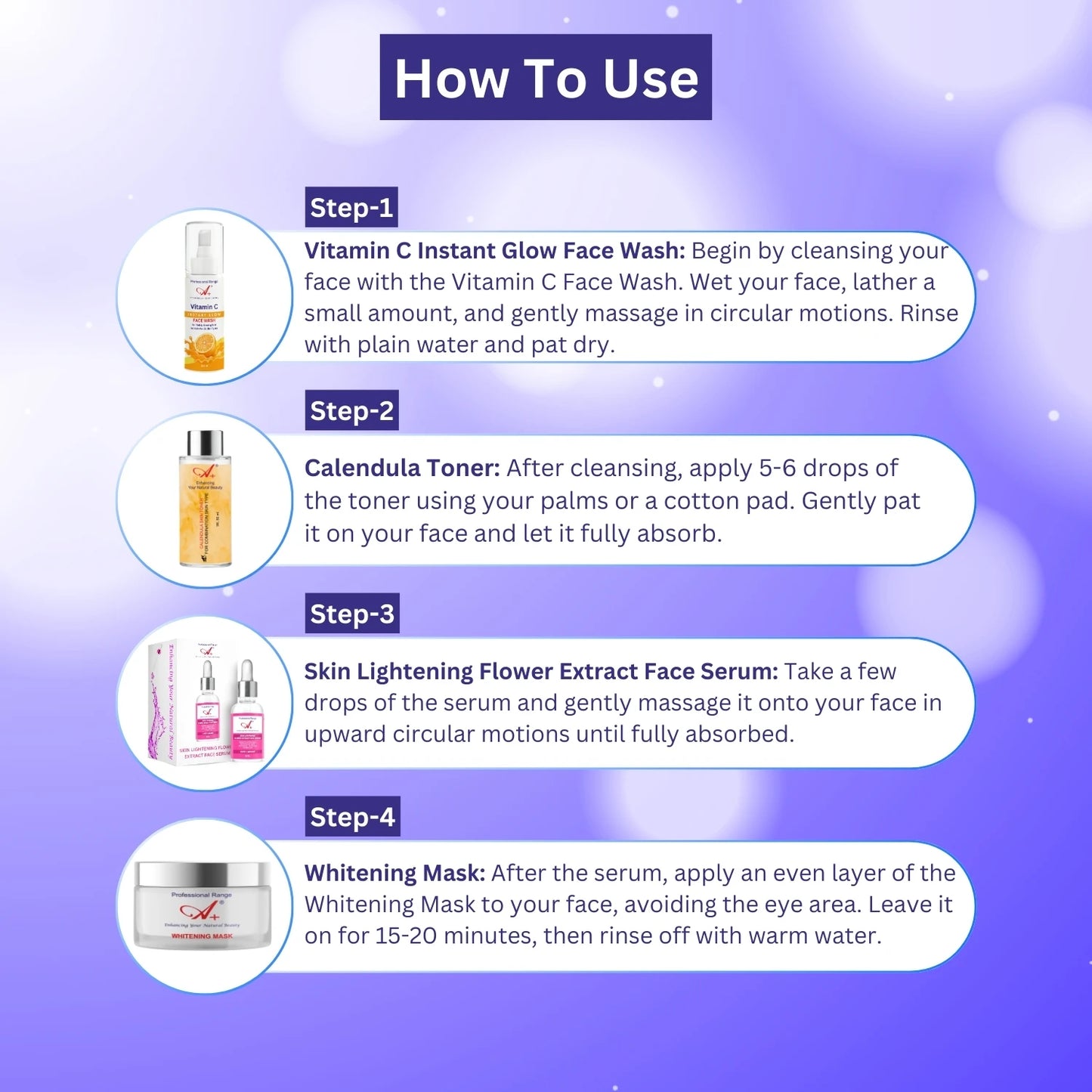 A+ Oily, Dark And Dull Skin Care Combo image 3