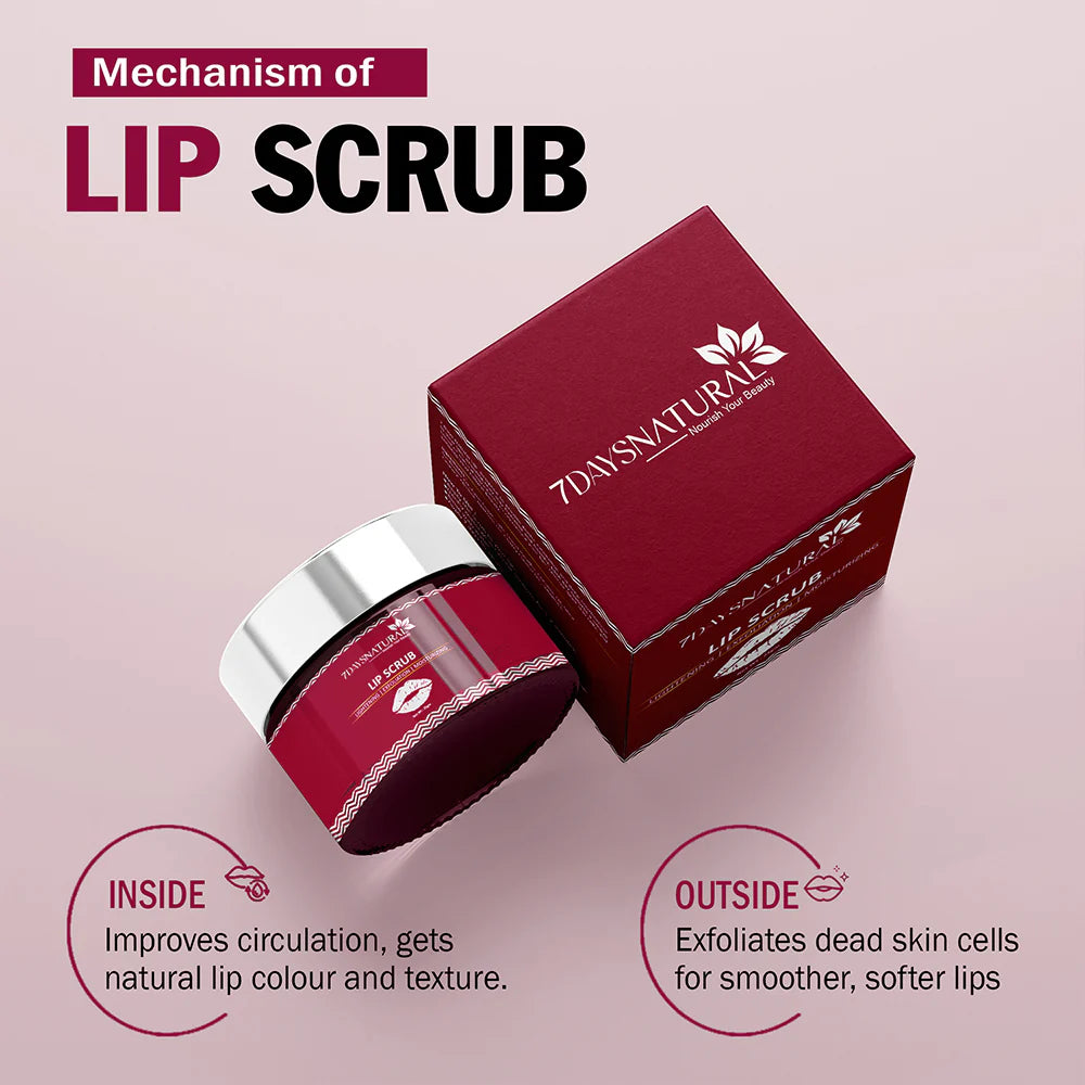 Lip Scrub for Dark Lips – Exfoliating Lip Lightener for Women (25g) image 4