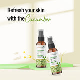 7Days Natural Cucumber Face Toner with Rose Water and Menthol, pH Balancing, Instant Hydration,100g image 1