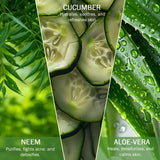 Buy Cucumber Face Wash for Fresh & Fairer Skin | 7Days Natural 100 ml image 1