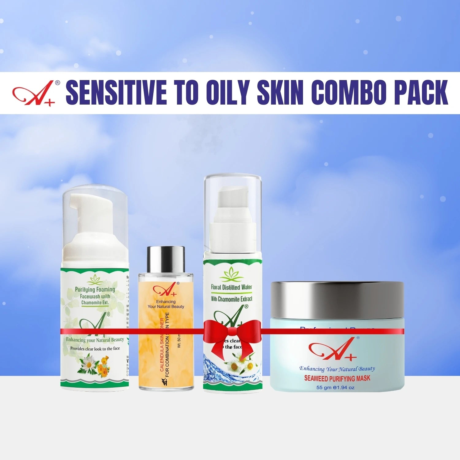 A+ Sensitive & Oily Skin Combo Pack image 1
